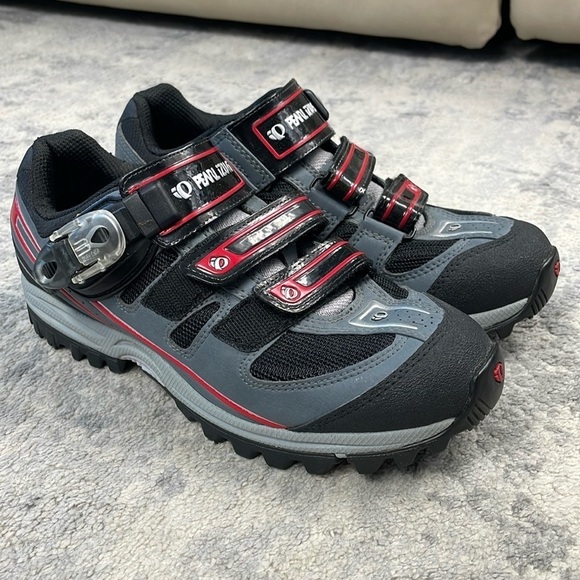 New Pearl Izumi X-Alp Enduro II Shoes Gray Black Cycling Cross Country Trail 40 - Picture 2 of 12